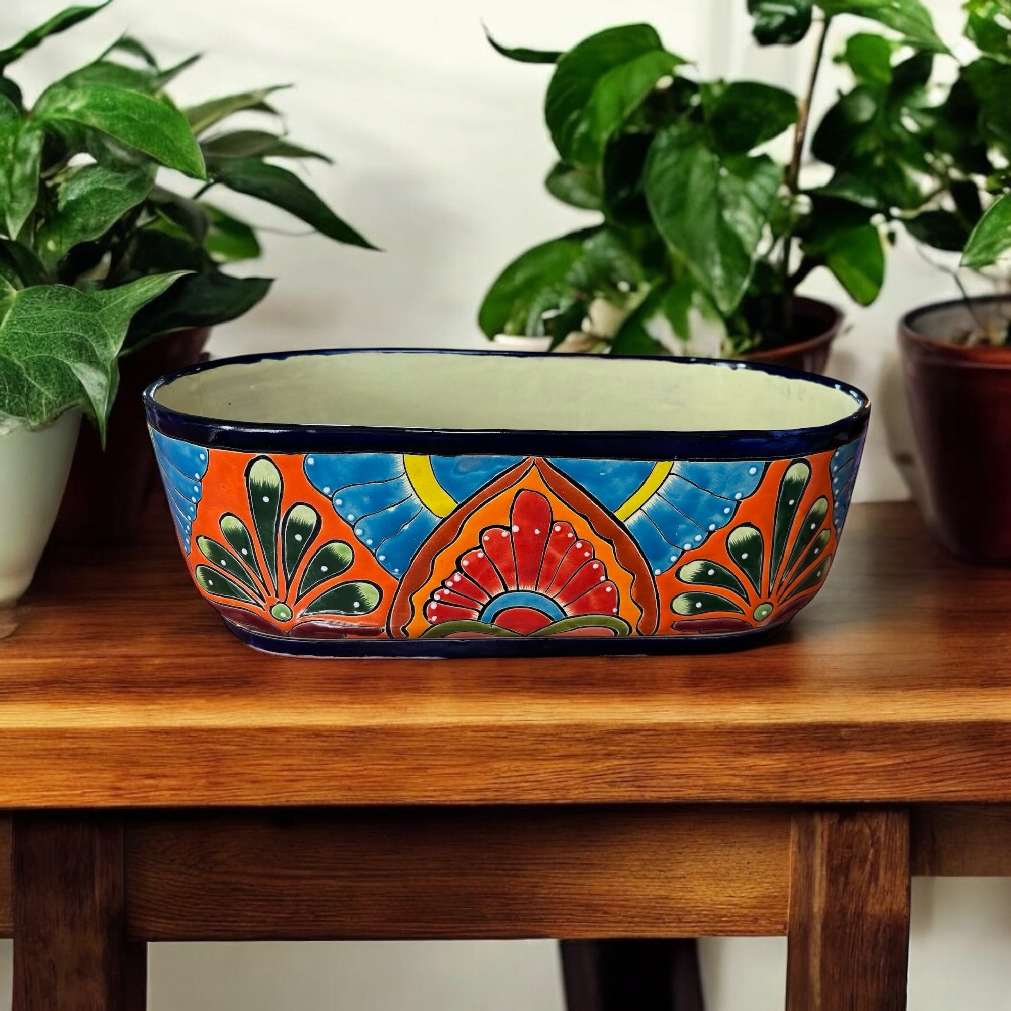 TALAVERA EX LGE LONG PLANTER