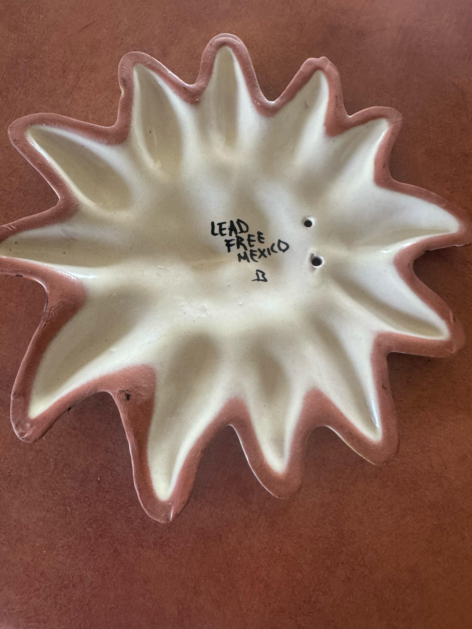 MEXICAN TALAVERA CERAMIC SUN HANGING WALL ART 