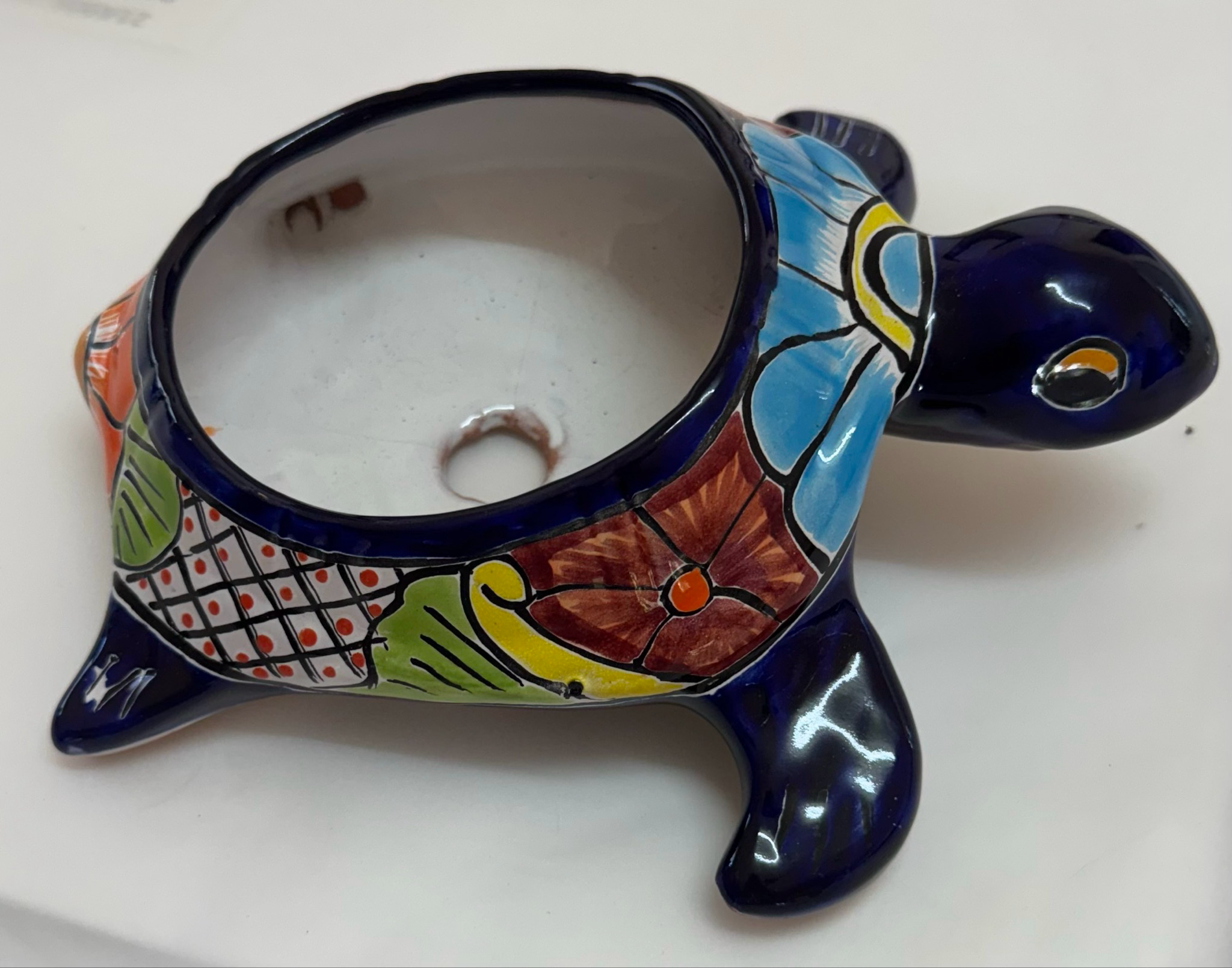 TALAVERA Turtle Planter Medium