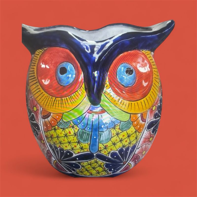 Owl Lge Planter TALAVERA
