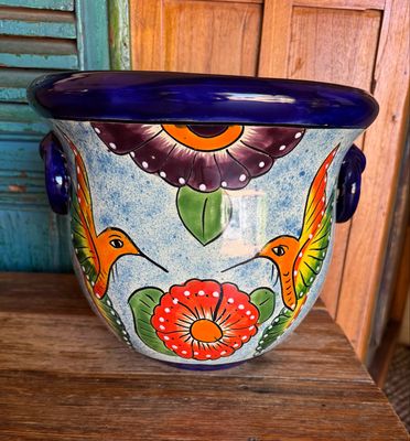 PARAISO AZUL PLANTER POT 24cm PARAISO AZUL PLANTER POT 24cm