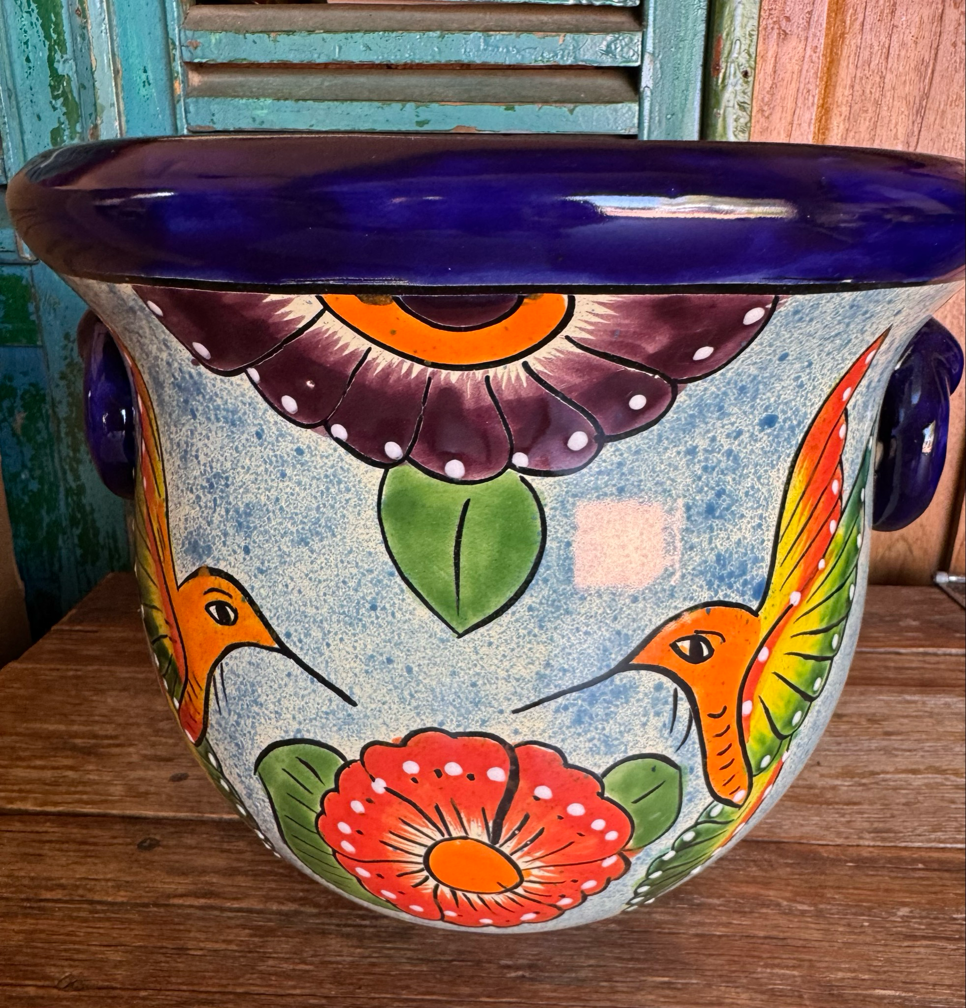PARAISO AZUL PLANTER POT 24cm