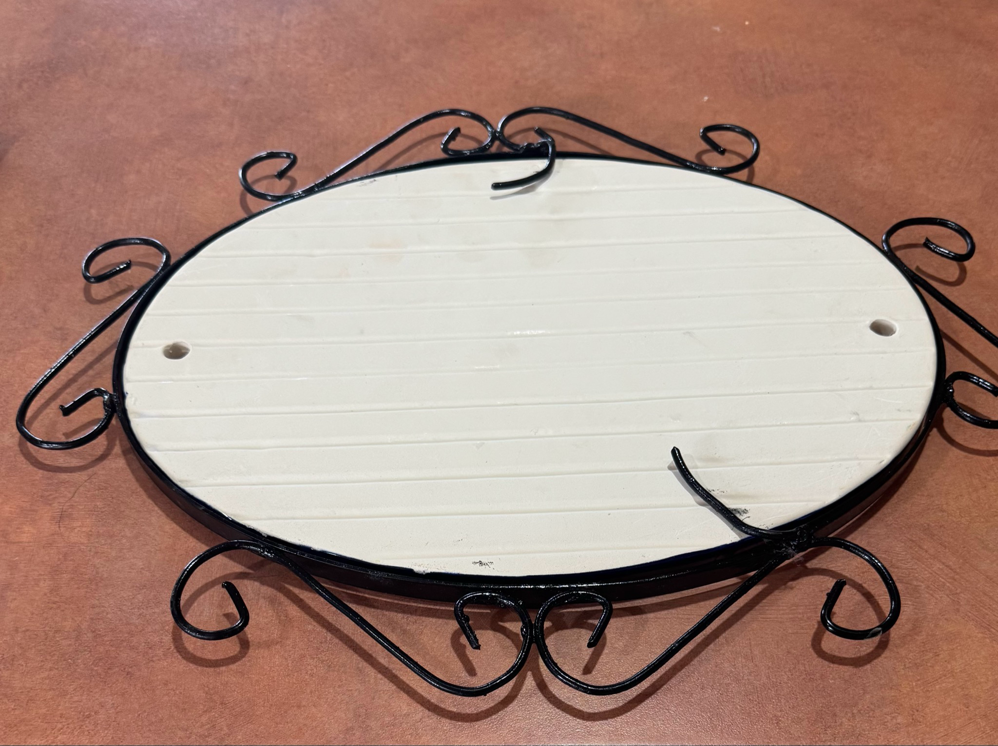 MEXICAN TALAVERA CERAMIC HANGING WALL ART WELCOME SIGN