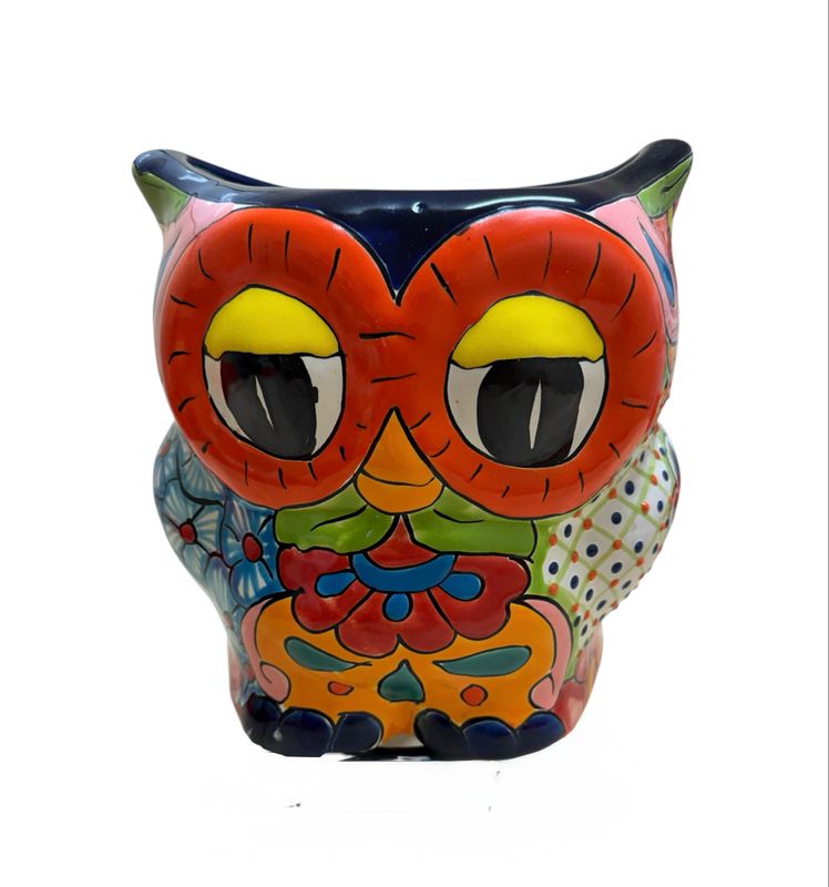 TALAVERA Owl Planter