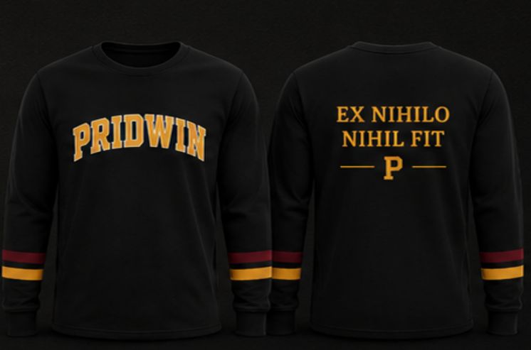 Pridwin Black Long Sleeve T-Shirt