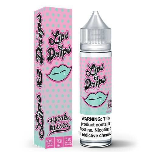 Lips &amp; Drips  Cupcake Kisses 60 ML 0 MG