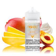 Naked 100, Flavor: Mango/Amazing Mango, ML: 60 ML, MG: 0 MG