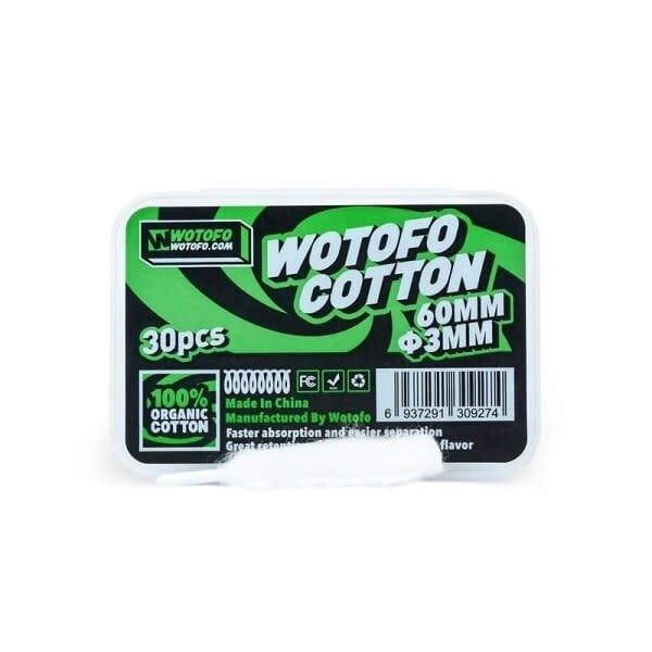 Wotofo cotton 60mm and 3mm