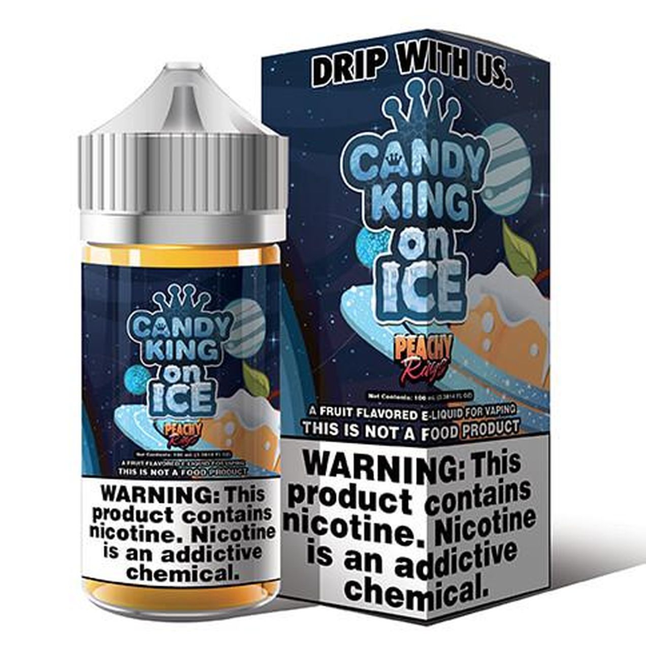 Candy King Peachy Rings Ice 100 mL 0 mg