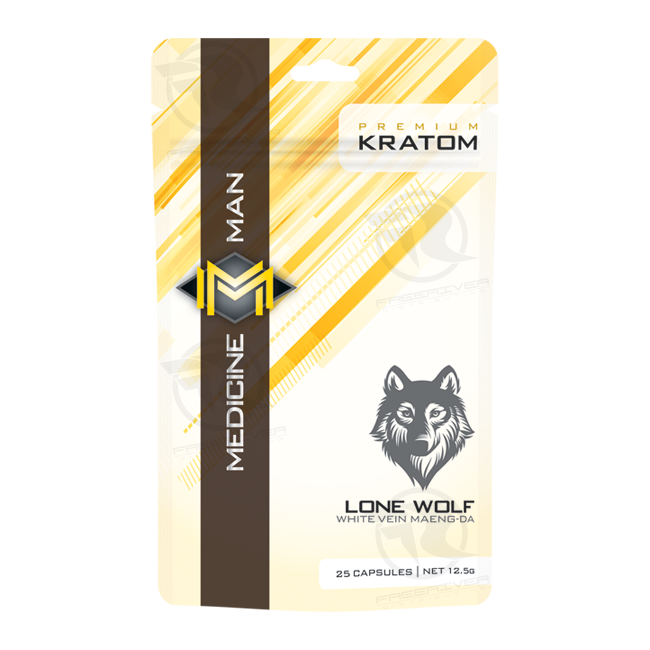 Medicine Man Kratom Lone Wolf 25 Caps