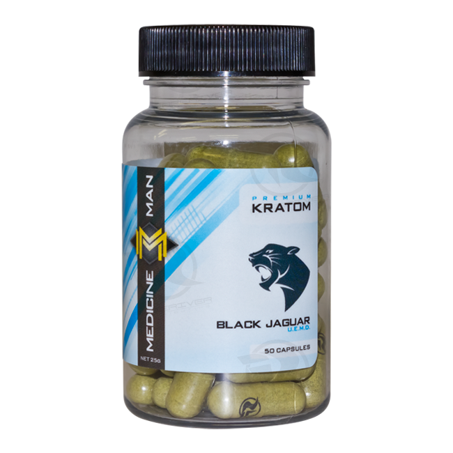 Medicine Man Kratom Black Jaguar 50 Caps
