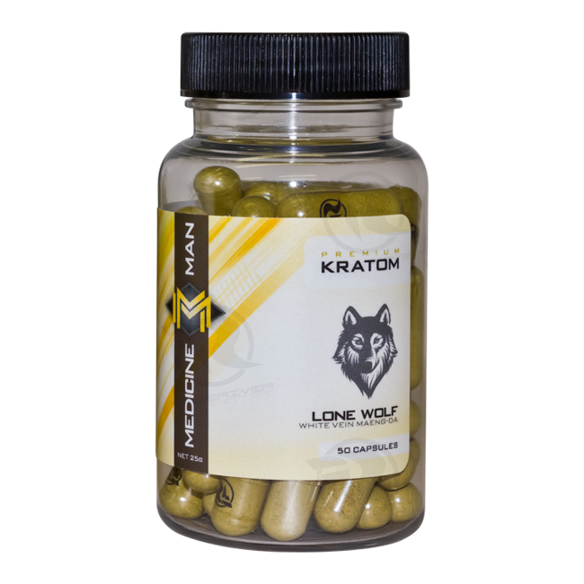 Medicine Man Kratom Lone Wolf 50 Caps