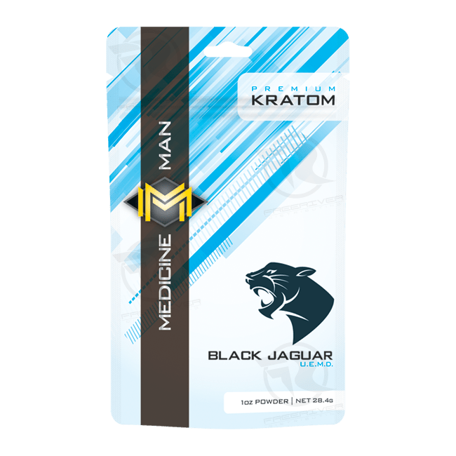 Medicine Man Kratom Black Jaguar 1oz Powder