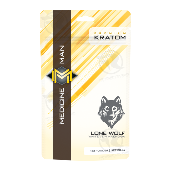 Medicine Man Kratom Lone Wolf 1oz Powder