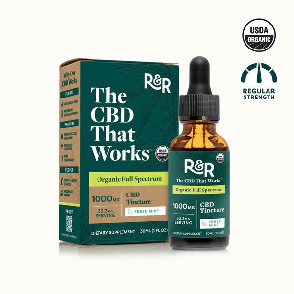 R+R Medicinals Tincture 1000mg Fresh Mint