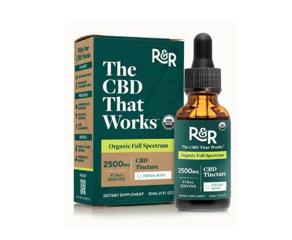 R+R Medicinals Tincture 2500mg Fresh Mint
