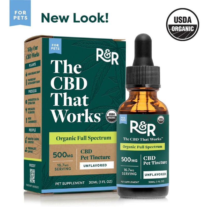 R+R Medicinals Tincture 500mg Unflavored