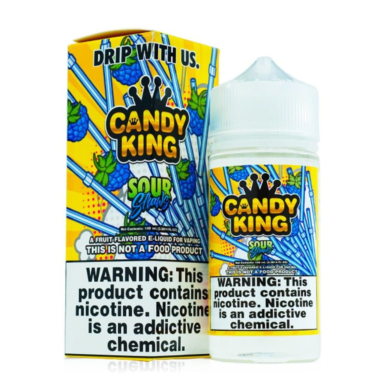 Candy King Sour Straws 100 mL 0mg