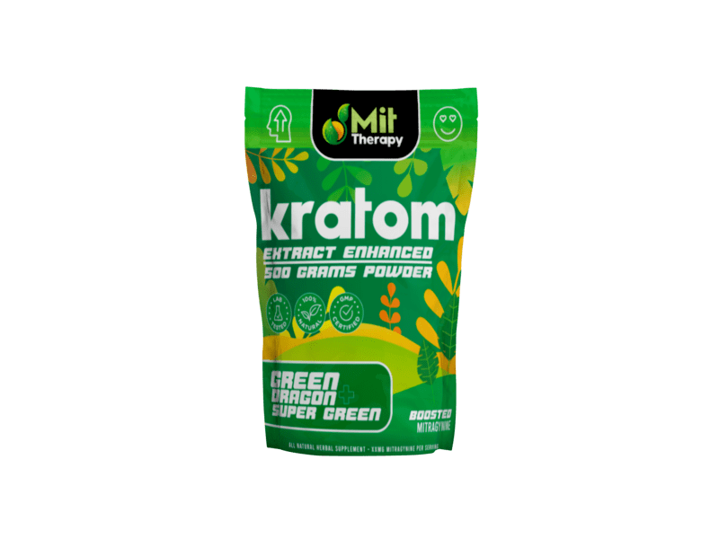 MIT Therapy Kratom Green Dragon+Super Green 90ct