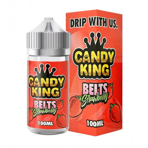 Candy King Belts Strawberry 100 mL 0 mg