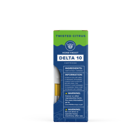 Honeyroot D10 1g Cart Twisted Citrus