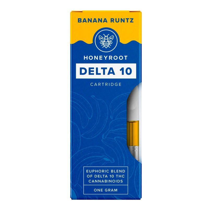 Honeyroot D10 1g Cart Banana Runtz