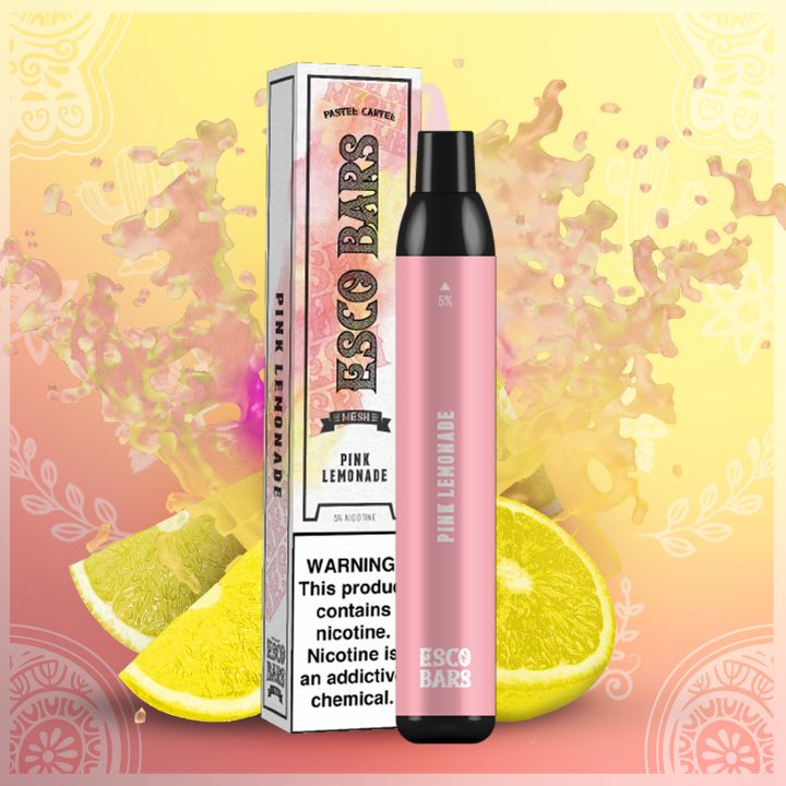 ESCO Bar 2500 Pink Lemonade 5% box