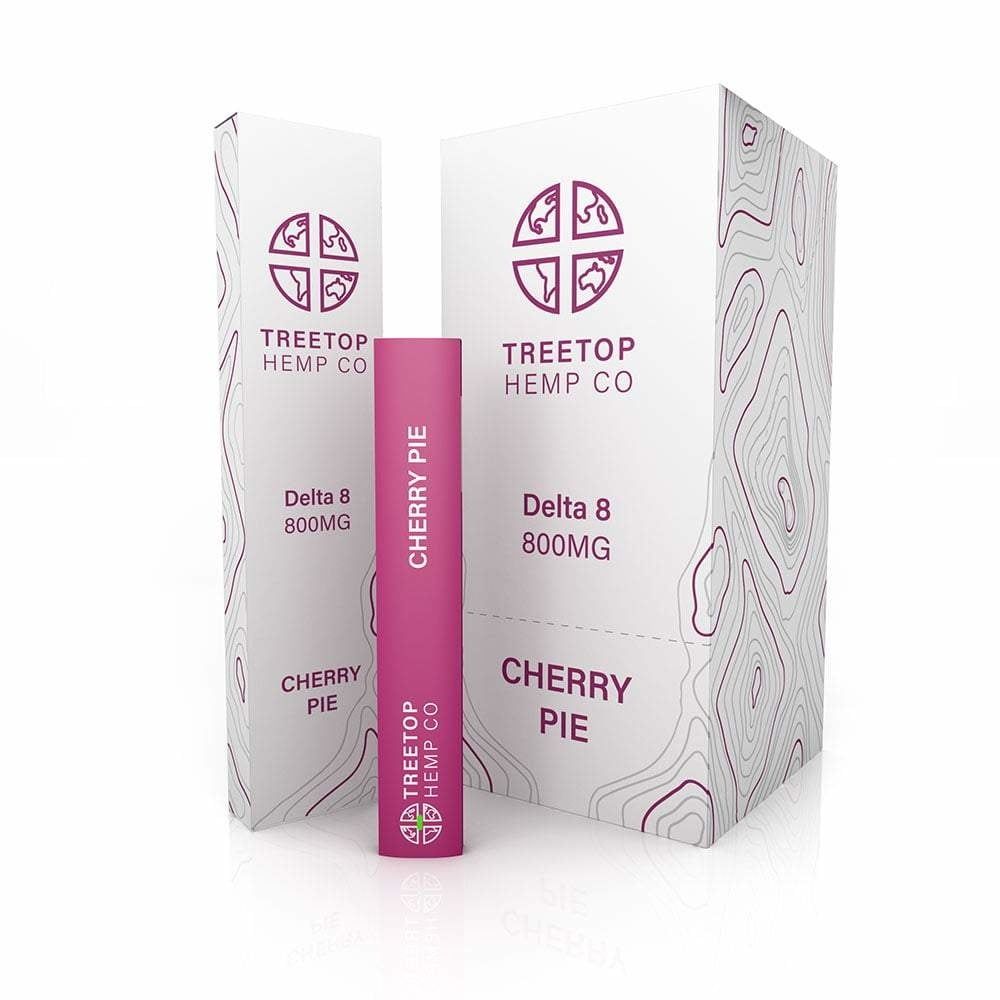 TreeTop Hemp CO. 800MG Delta 8 Cherry Pie Disposable