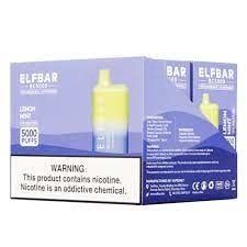ELFBAR Lemon Mint 5000 Puffs 5% Box