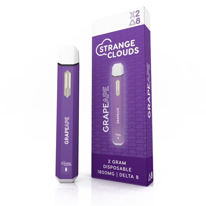 Strange Cloud Grape Ape 950MG Disposable DELTA 8 Box