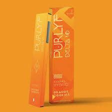 PURLYF D10 2g Disposable Orange Cookies Box