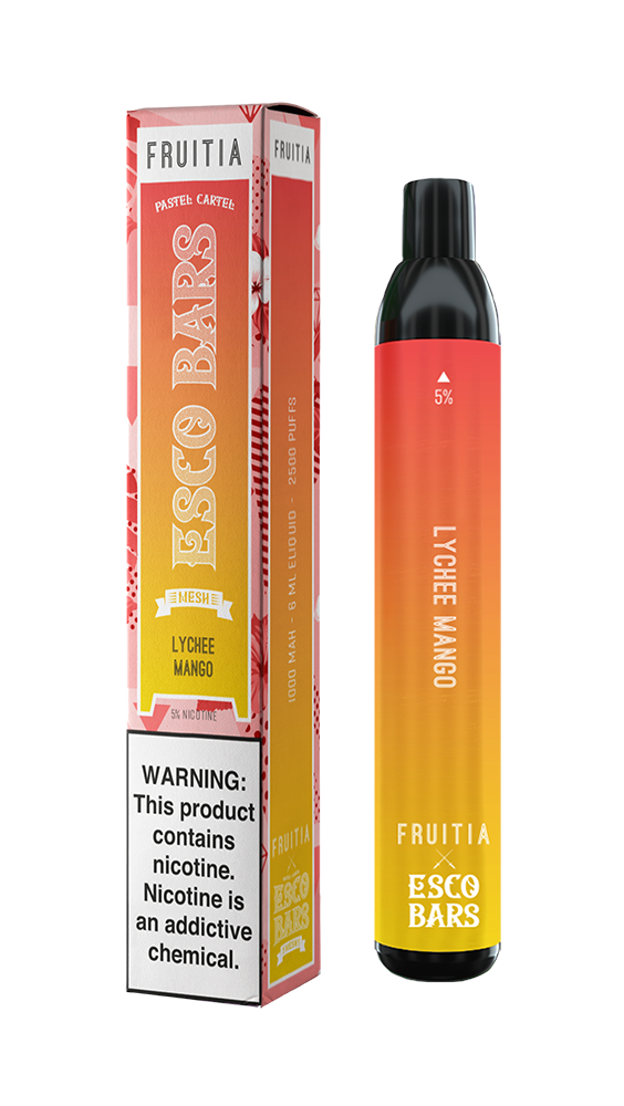 ESCO Bar X Fruitia Lychee Mango 2500 puffs 5%