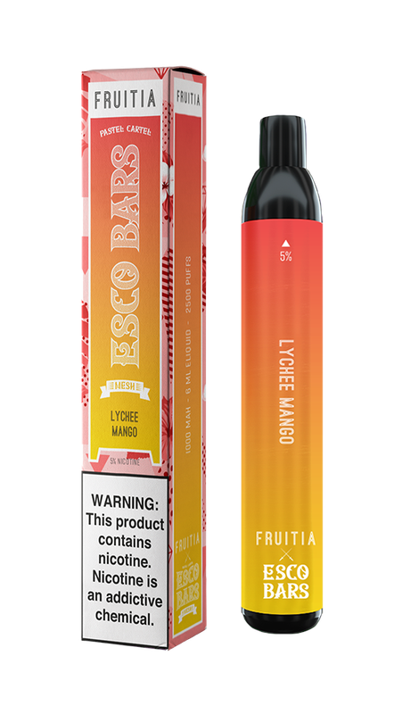 ESCO Bar X Fruitia Lychee Mango 2500 puffs 5%