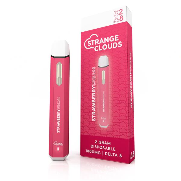 Strange Cloud Strawberry Dream 950MG Disposable DELTA 8 Box