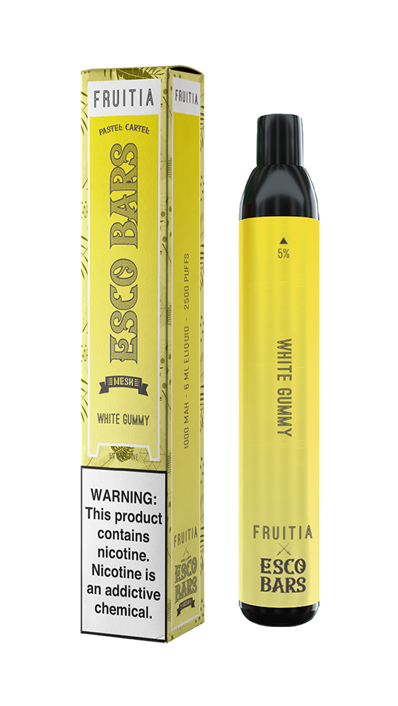 ESCO Bar X Fruitia White Gummy 2500 puffs 5%