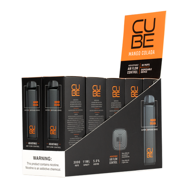 Cube Mango Colada 3000 puffs Box