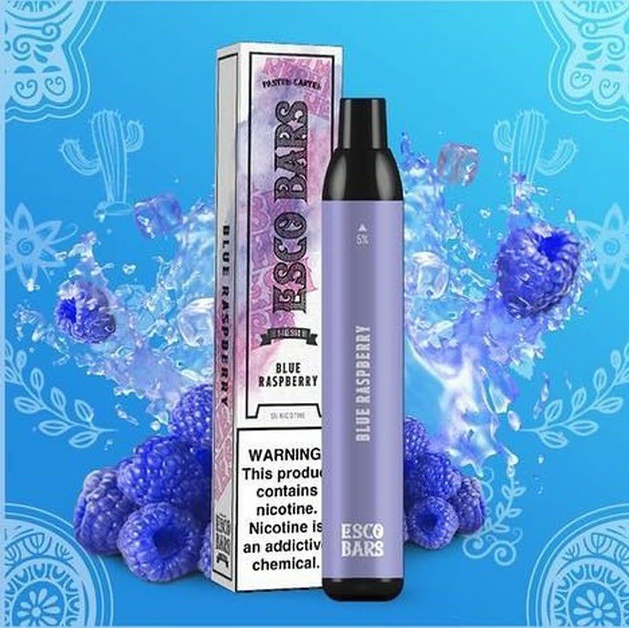 ESCO Bar X Ripe Blue Razzleberry Ice 2500 puffs 5% box