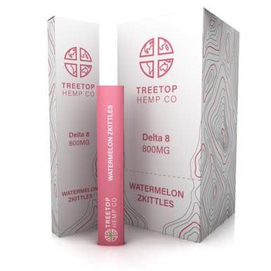 TreeTop Hemp CO. 800MG Delta 8 Watermelon Zkittles Disposable