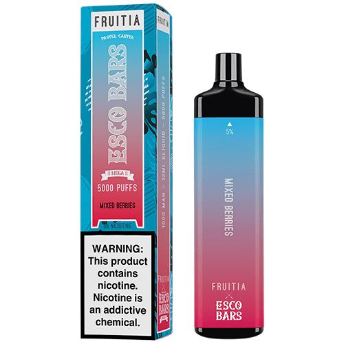 Esco Bar Mega Fruitia Mixed Berries 5000 Puffs Rechargeable