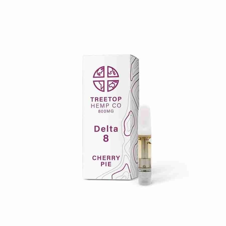 TREETOP D8 Cart 1400mg Cherry Pie Box