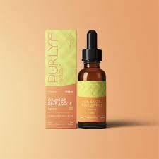 PURLYF D8 1000mg Tincture Orange Pineapple