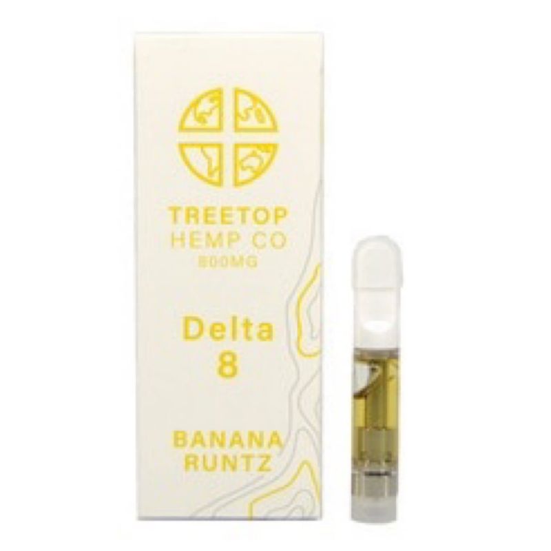 TREETOP D8 Cart 1.5g 1400mg Banana Runtz