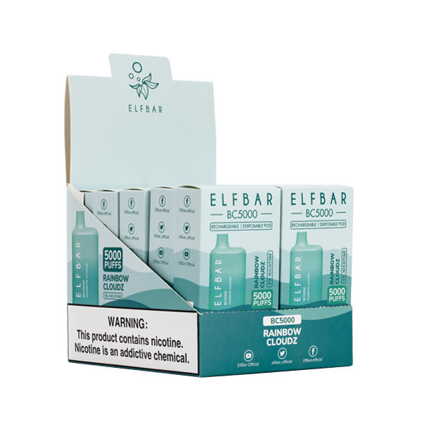 ELFBAR Rainbow Cloudz 5000 Puffs 5% Box