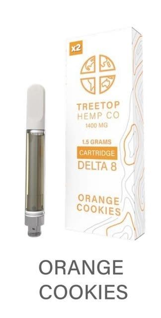 TREETOP D8 Cart 1g 1400mg Orange Cookies