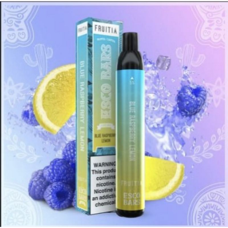 ESCO Bar X Fruitia Blue Razz Raspberry Lemon 2500 puffs 5%