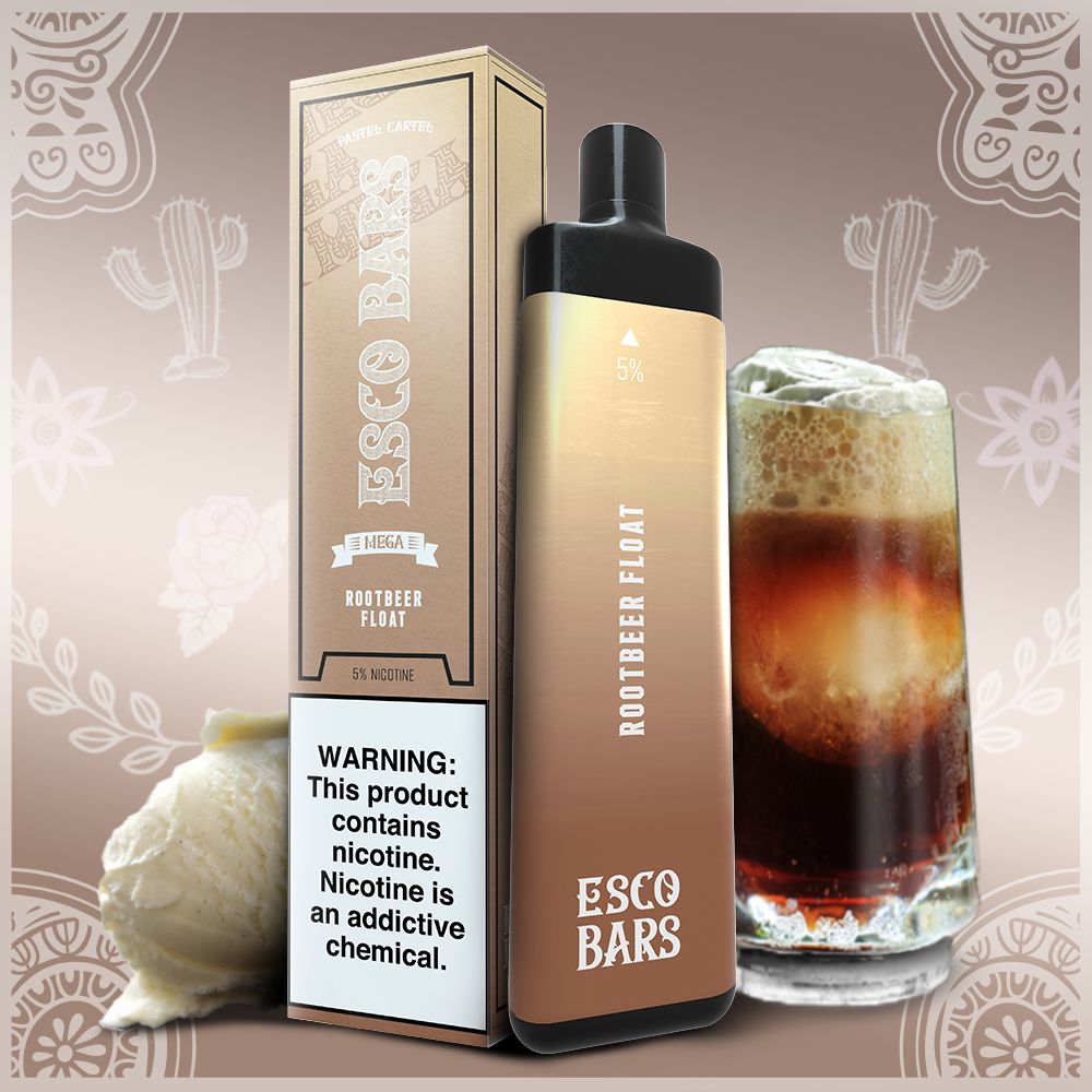 Esco Bar Mega Rootbeer Float 5000 Puffs Rechargeable