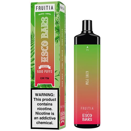 Esco Bar Mega Fruitia Kiwi Pom 5000 Puffs Rechargeable