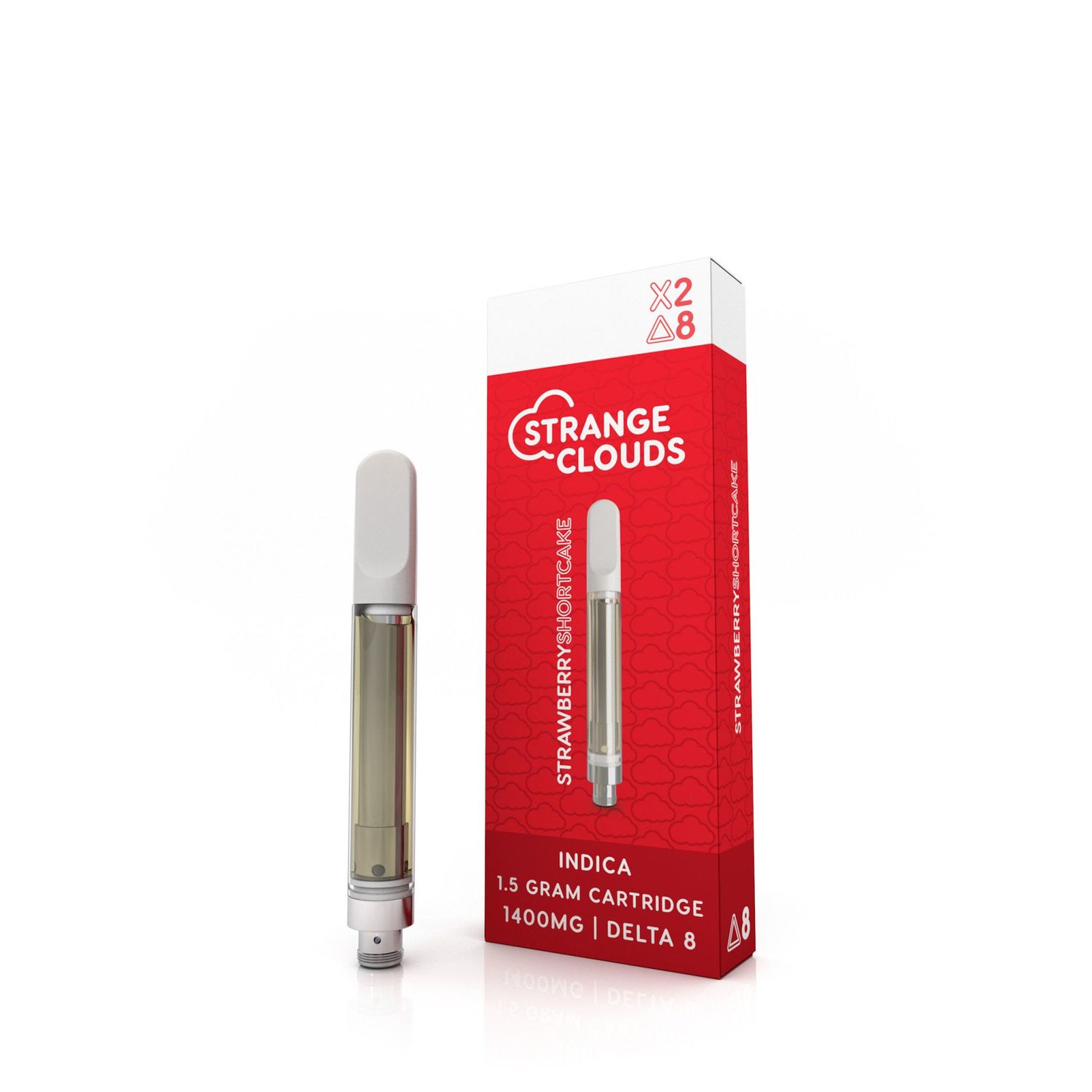 Strange Clouds D8 1400 MG Cart Strawberry Shortcake