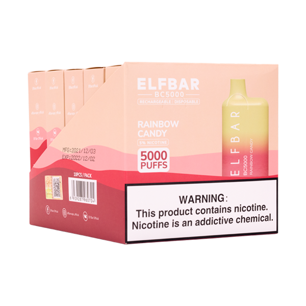 ELFBAR Rainbow Candy 5000 Puffs 5% Box