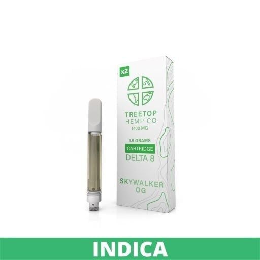 TreeTop Hemp CO.  1400MG D8 Skywalker 1.5G cart